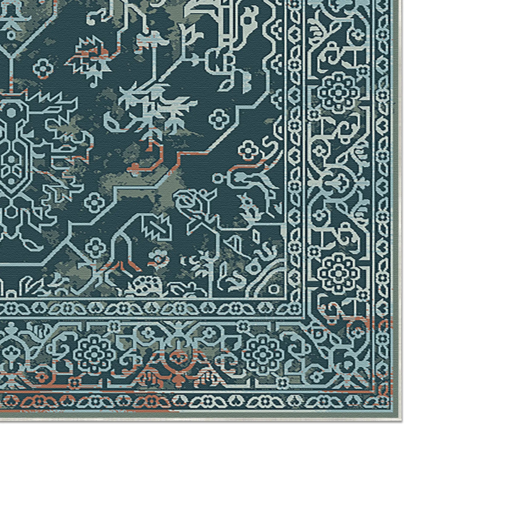 Oracle Ornamental Geometric Teal