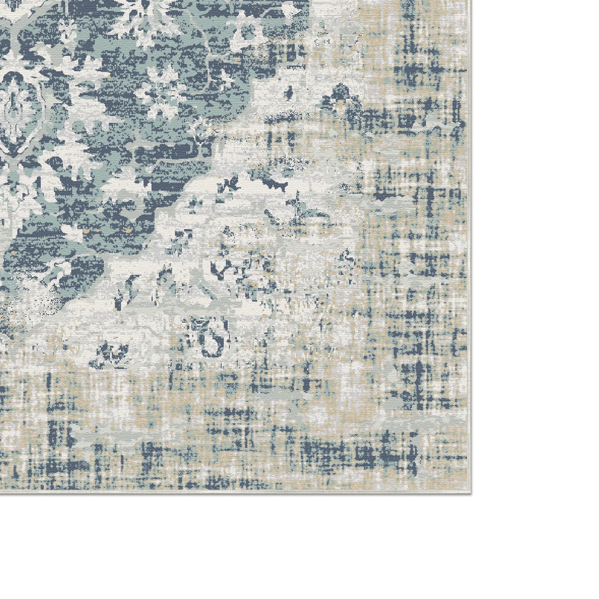 Leuchtendes Azur Mirage Teppich