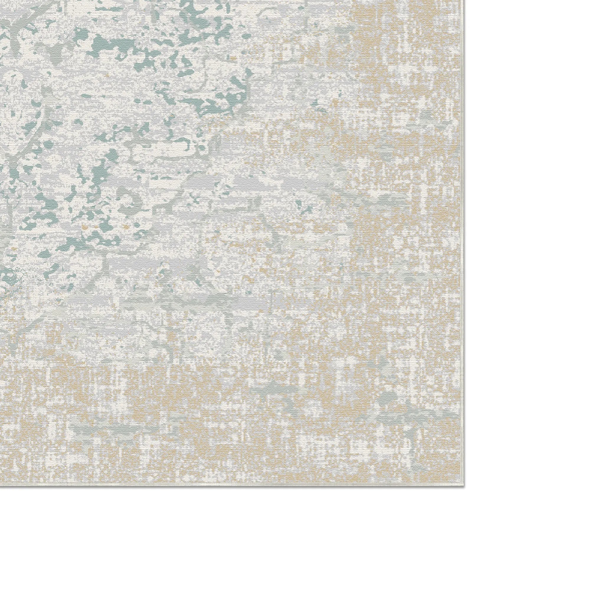 Leuchtender türkis Farbener Sandteppich