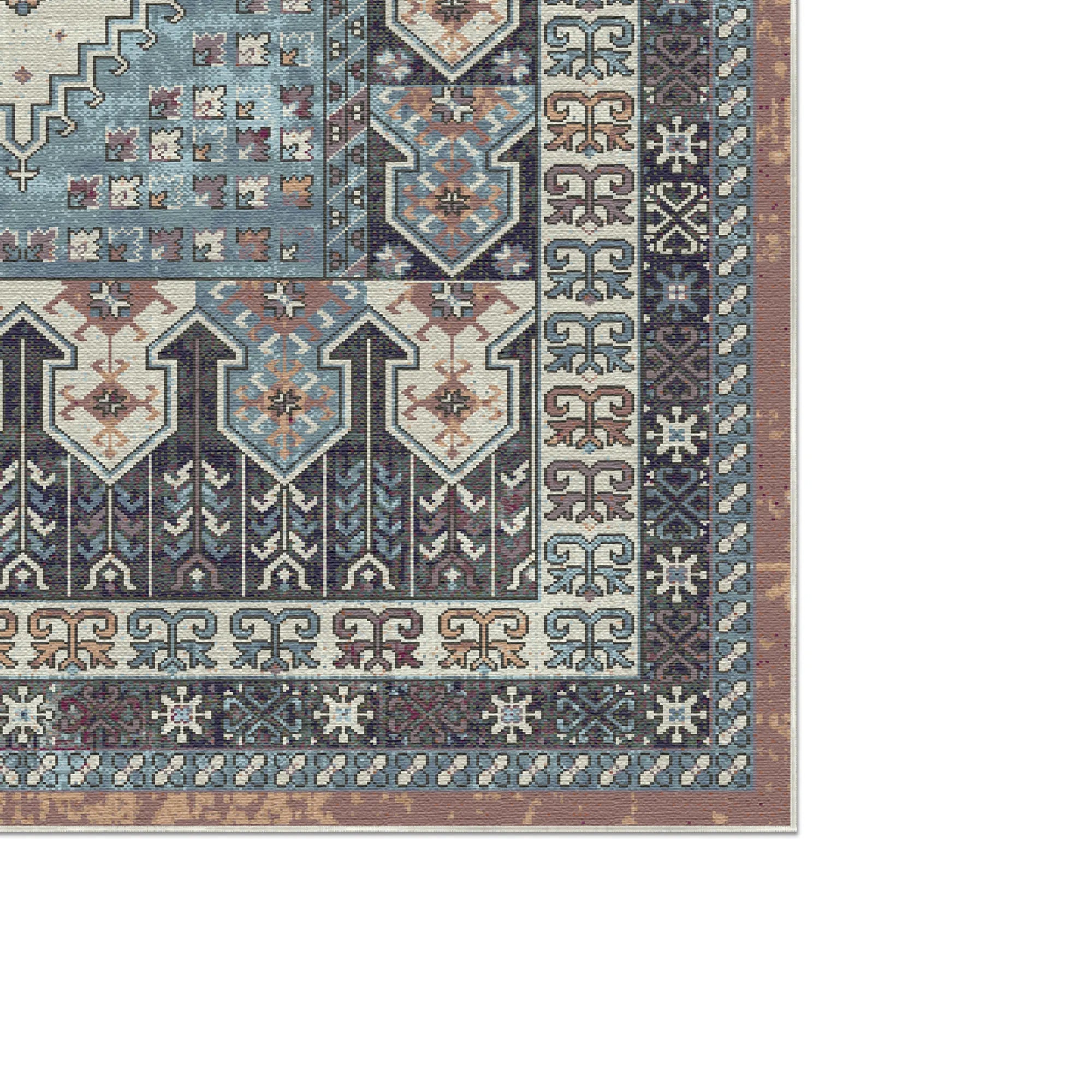 Waschbarer Teppich Brescia Silver