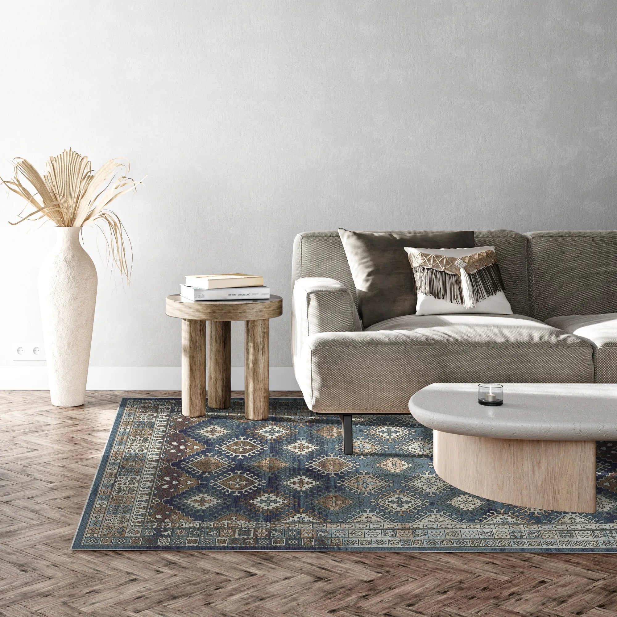 Karthago Indigo Stammes Teppich