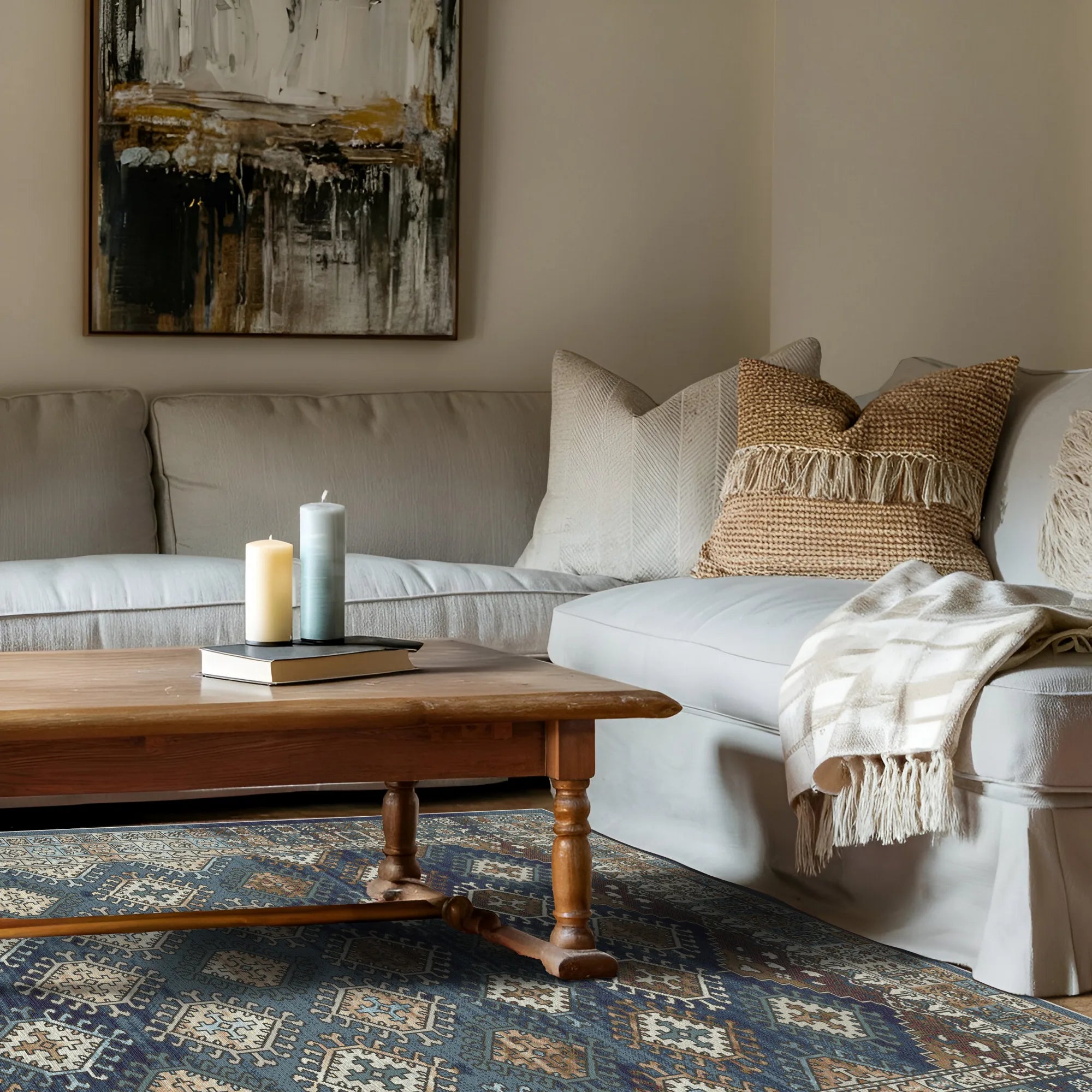 Karthago Indigo Stammes Teppich