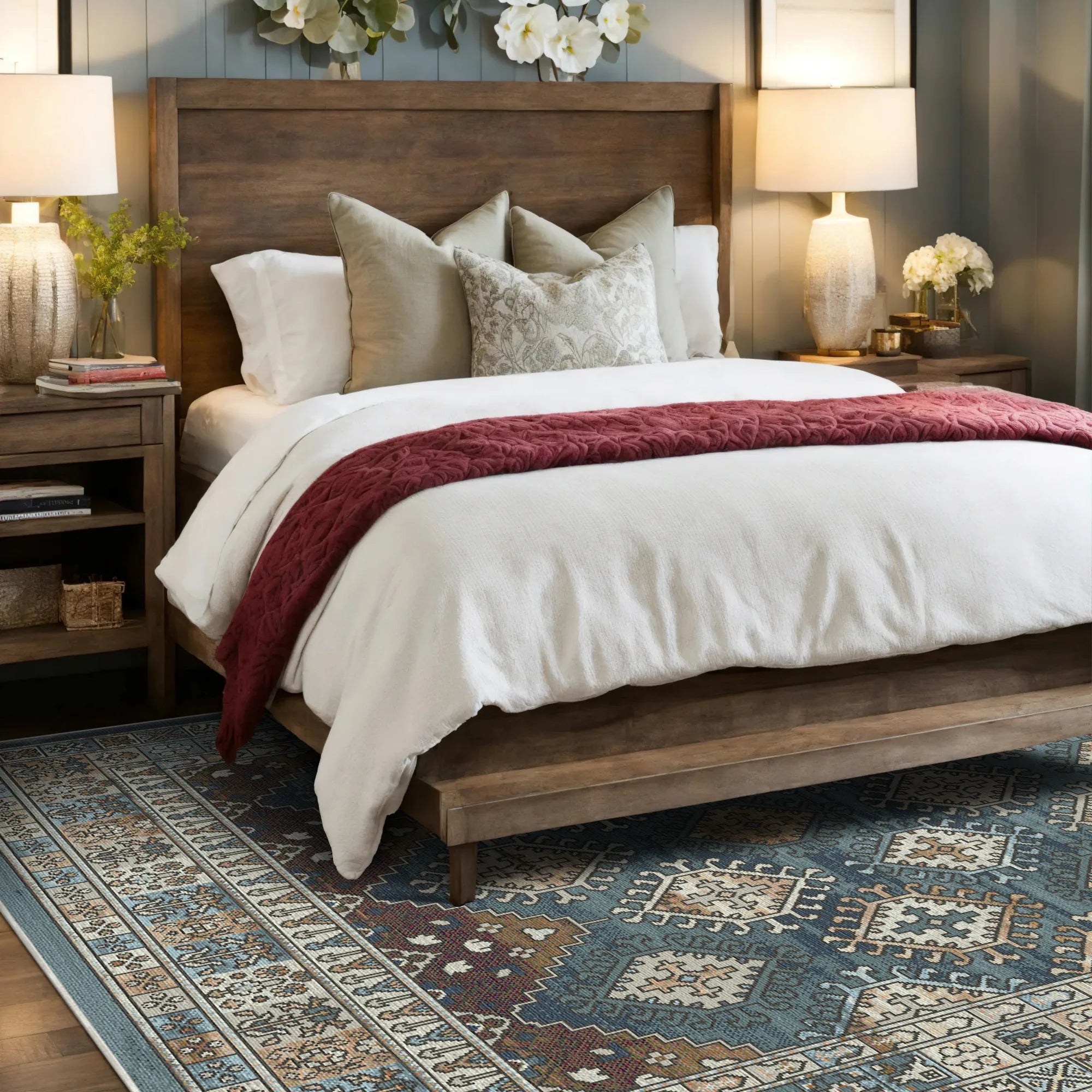 Samarkand Himmel Stammesteppich