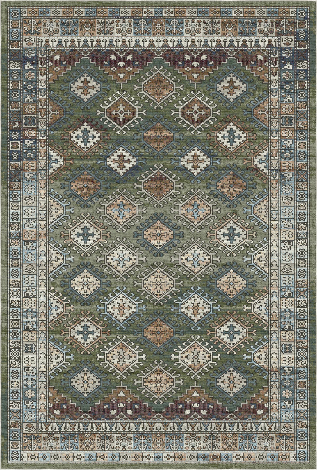 Waschbarer Teppich Galway Moss