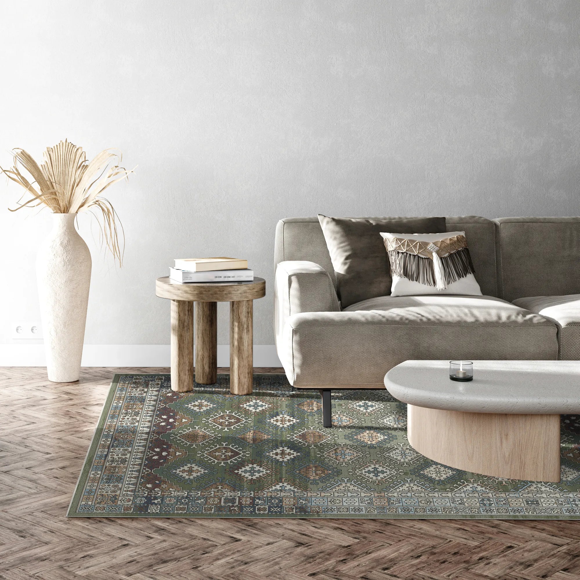 Waschbarer Teppich Galway Moss