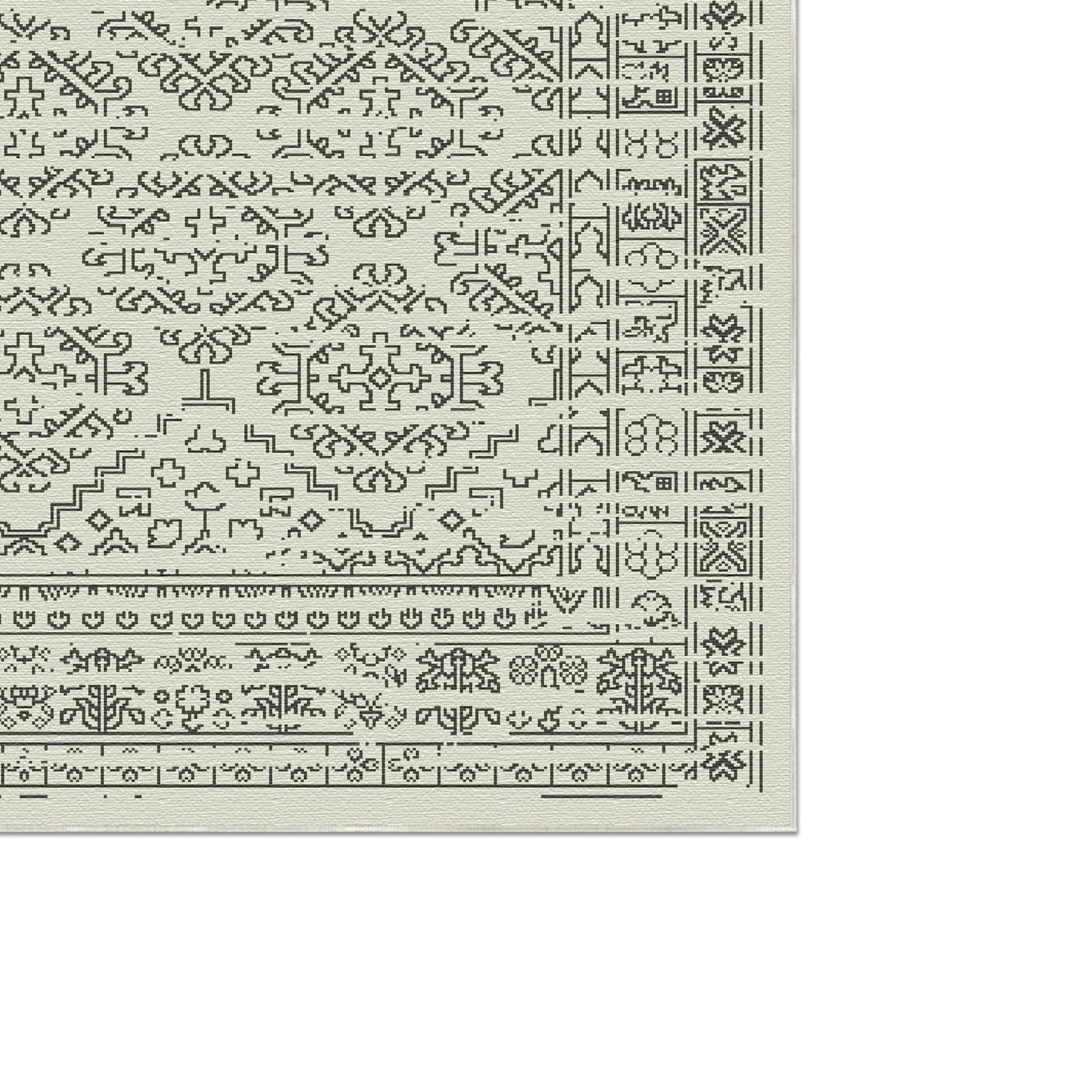 Knidos Elfenbein Stammesteppich