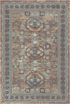 Granada Rost Waschbarer Teppich Terracotta