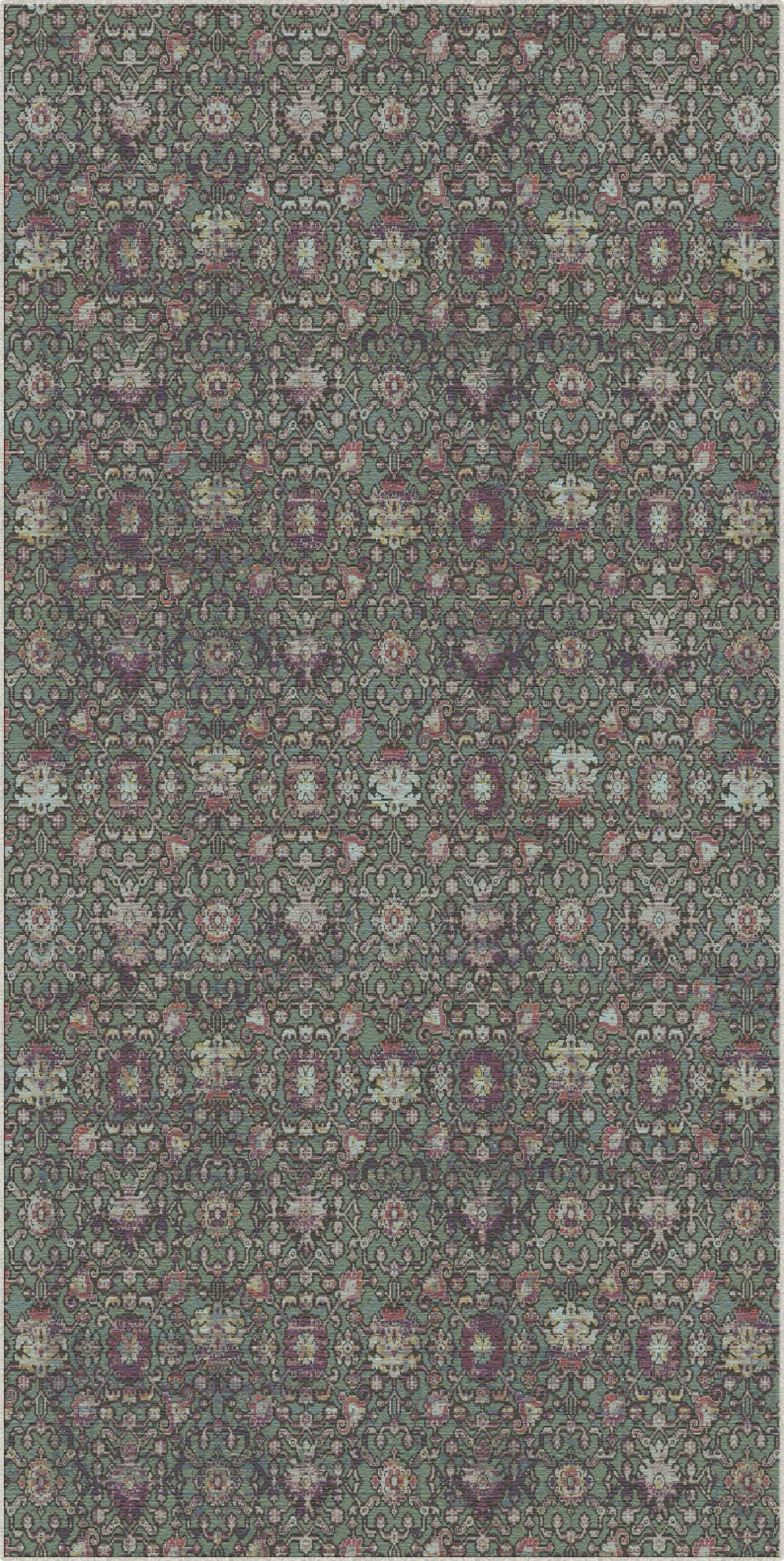 Kew Minze Botanischer Waschbarer Teppich