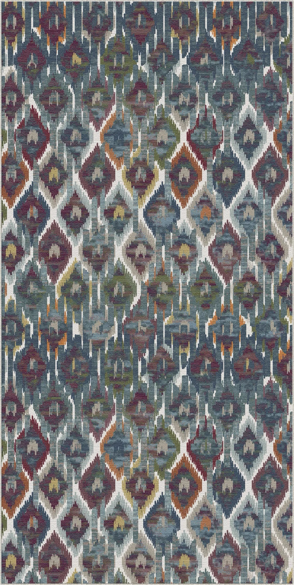 Casablanca Elfenbein Ikat Teppich