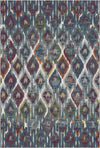 Casablanca Elfenbein Ikat Teppich Mehrfarbig