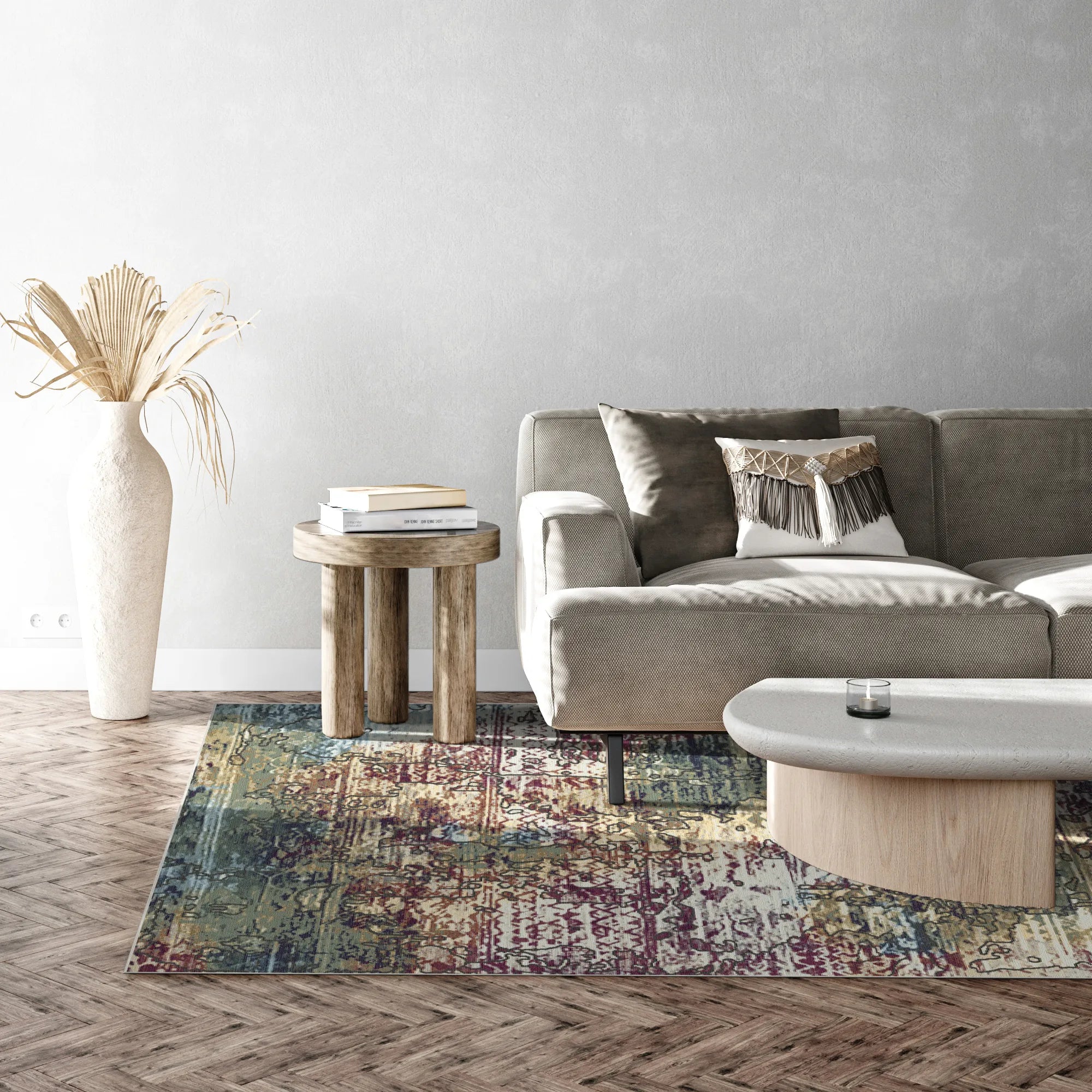 Sedona Abstrakter Tribal Teppich
