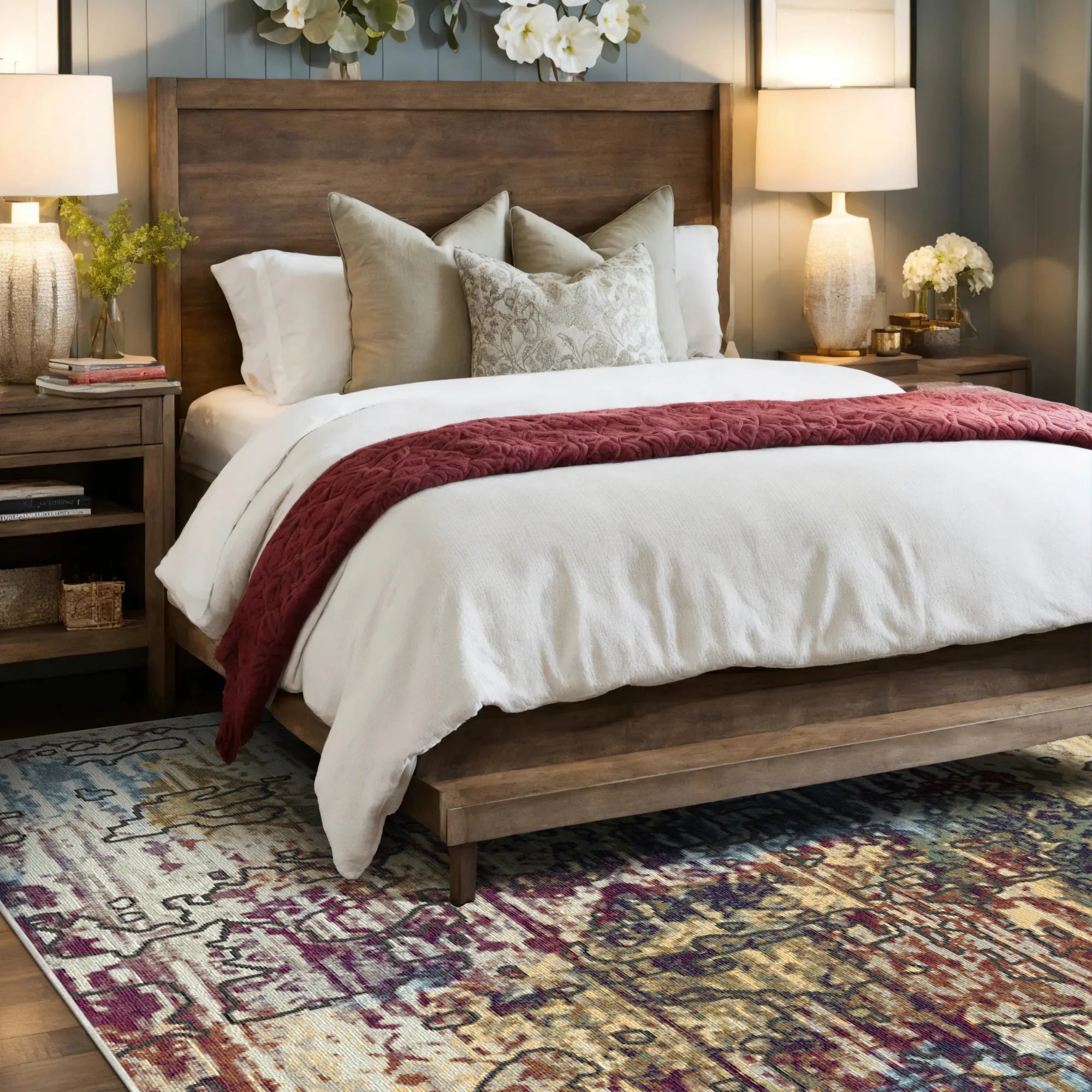 Sedona Abstrakter Tribal Teppich