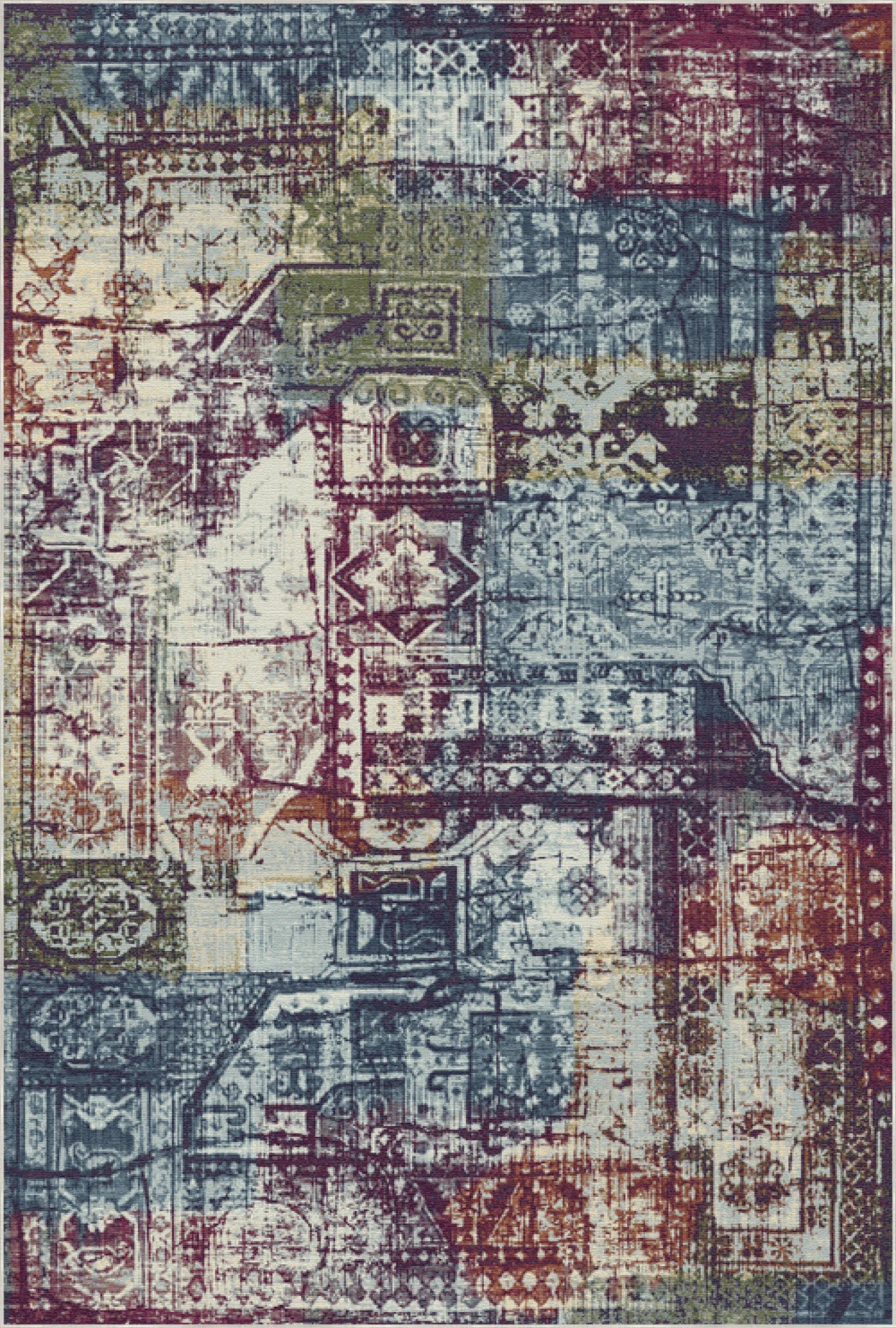Samarkand Heritage Patchwork Teppich