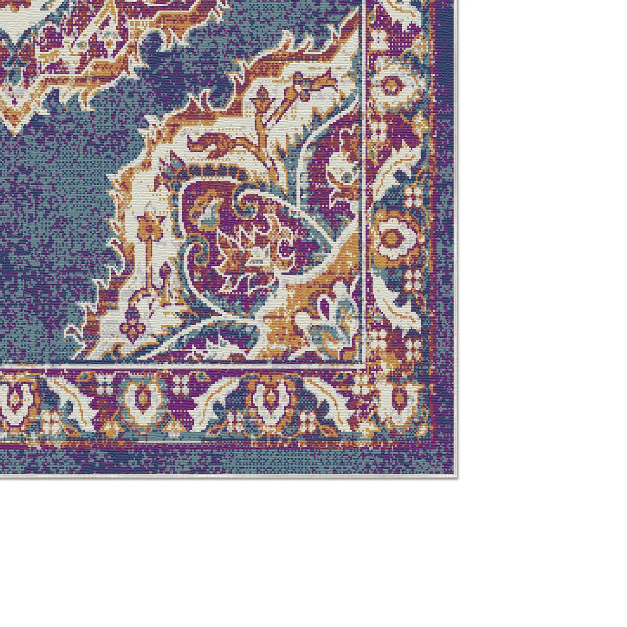 Isfahan Plum Heritage Teppich