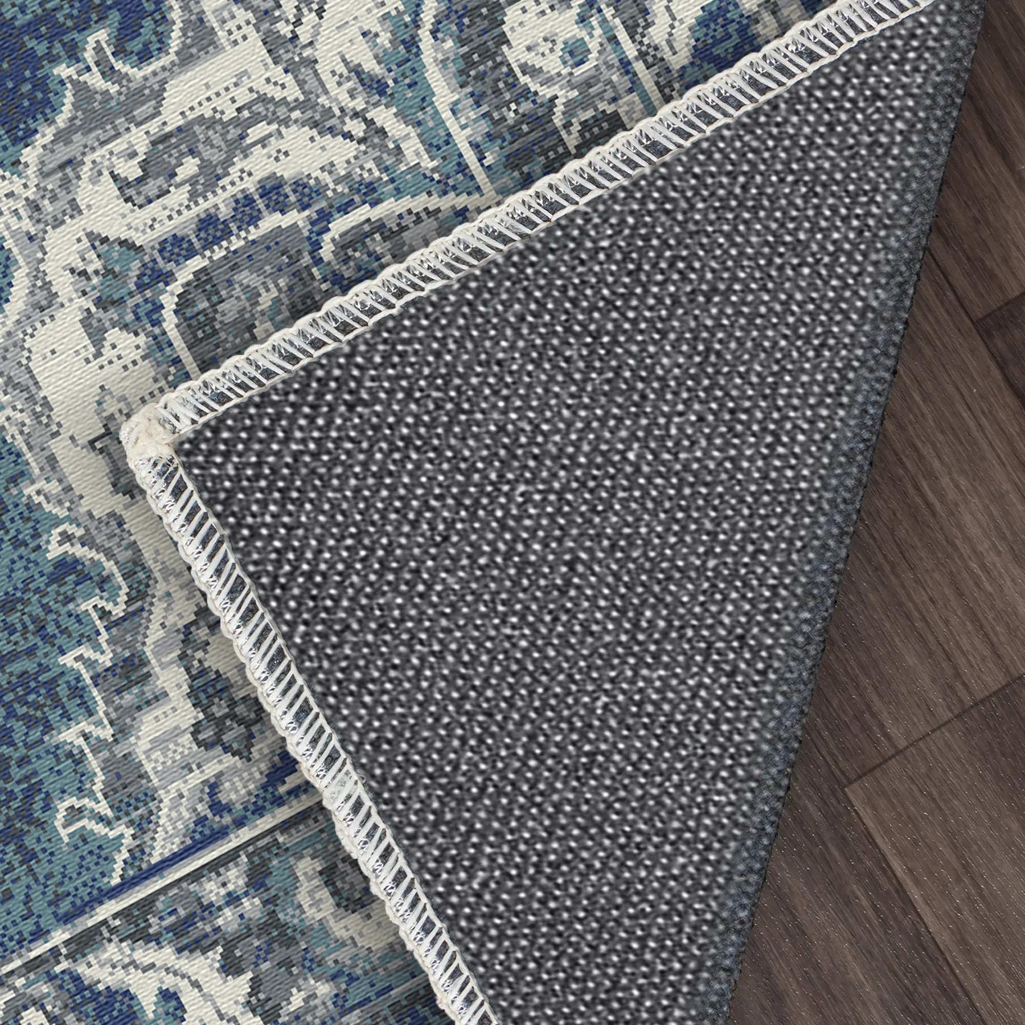 Valencia Blue Heritage Medallion Teppich