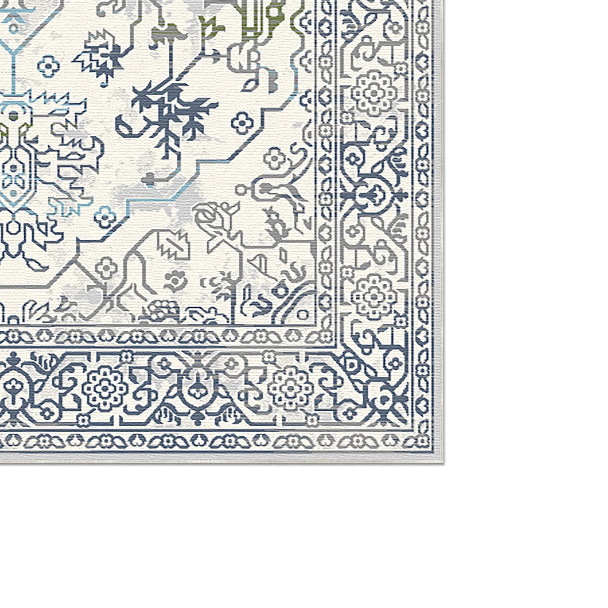 Stockholm Azure Heritage Teppich