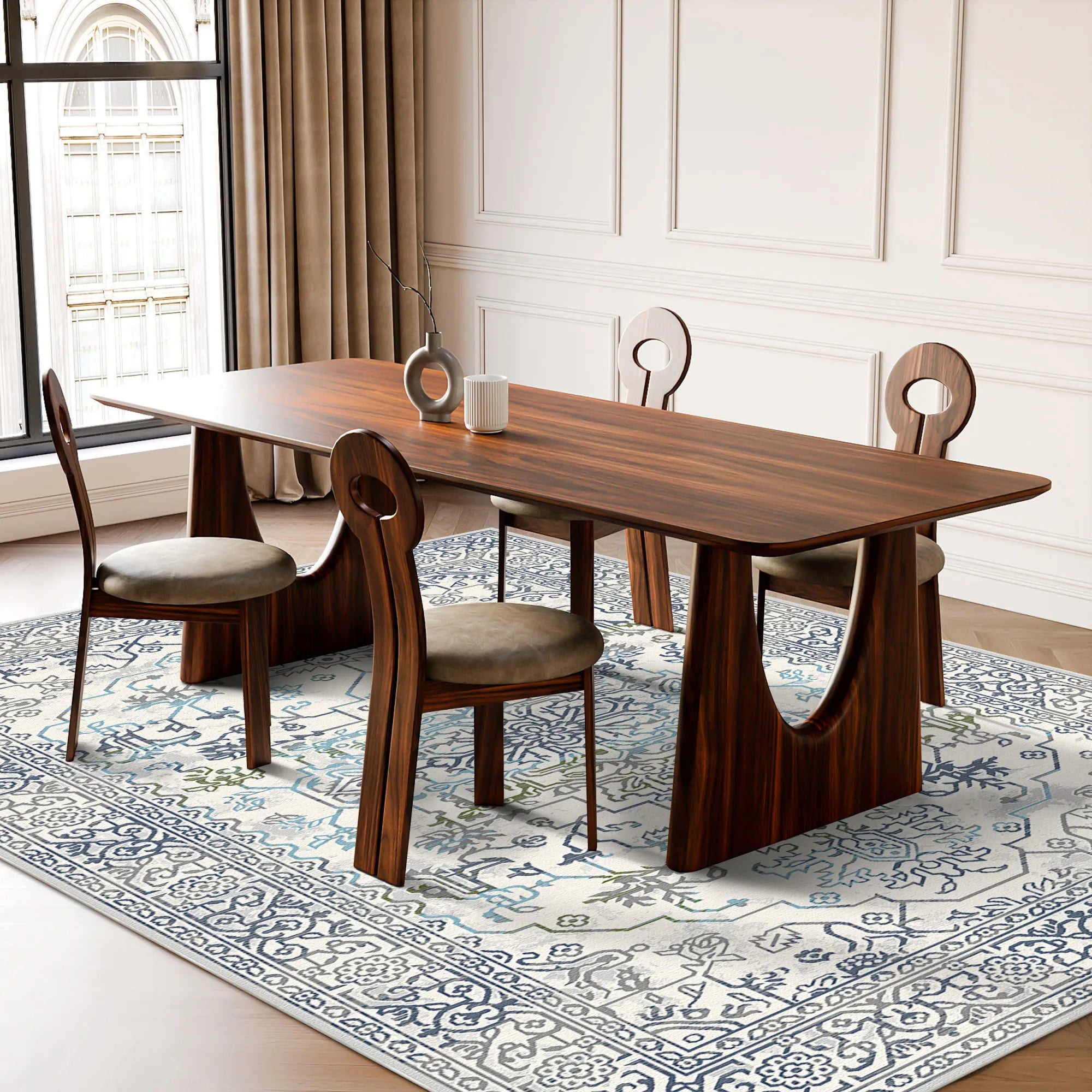 Stockholm Azure Heritage Teppich