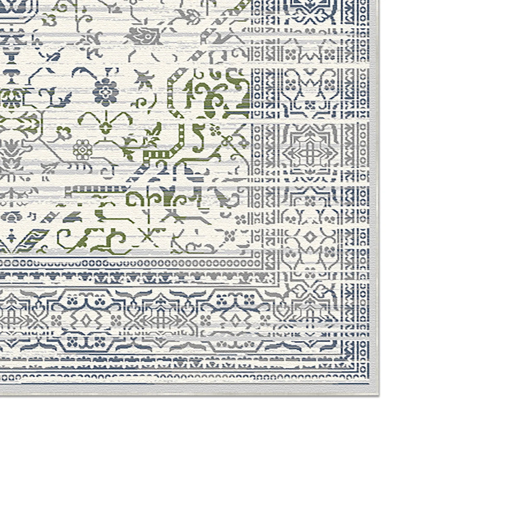 Olympus Garden Floral Waschbarer Teppich