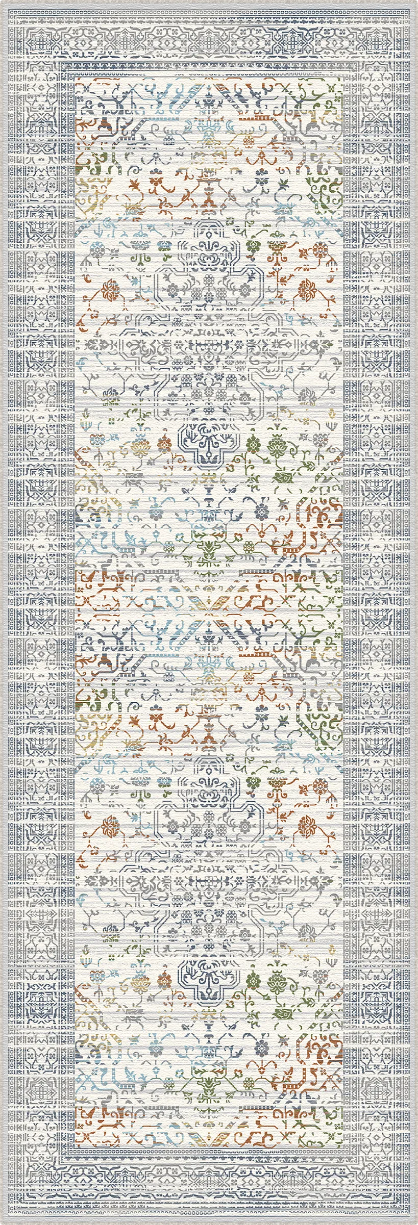 Olympus Autumn Floral Waschbarer Teppich