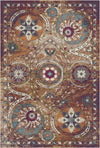 Bukhara Earth Exotic Medallion Teppich Braun