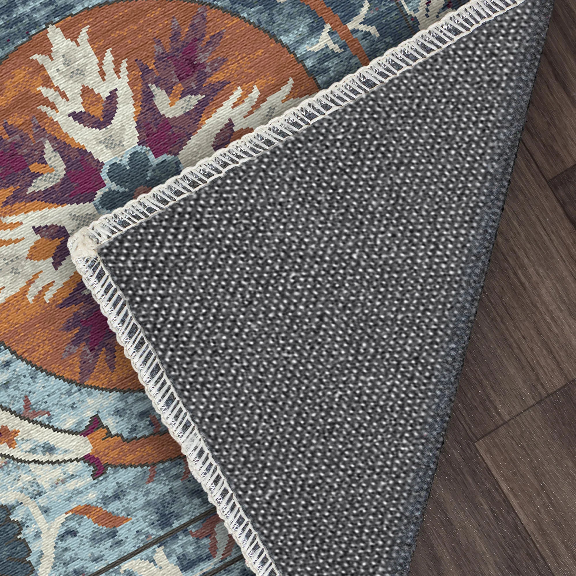 Exotischer Medaillon Teppich Bukhara Azure