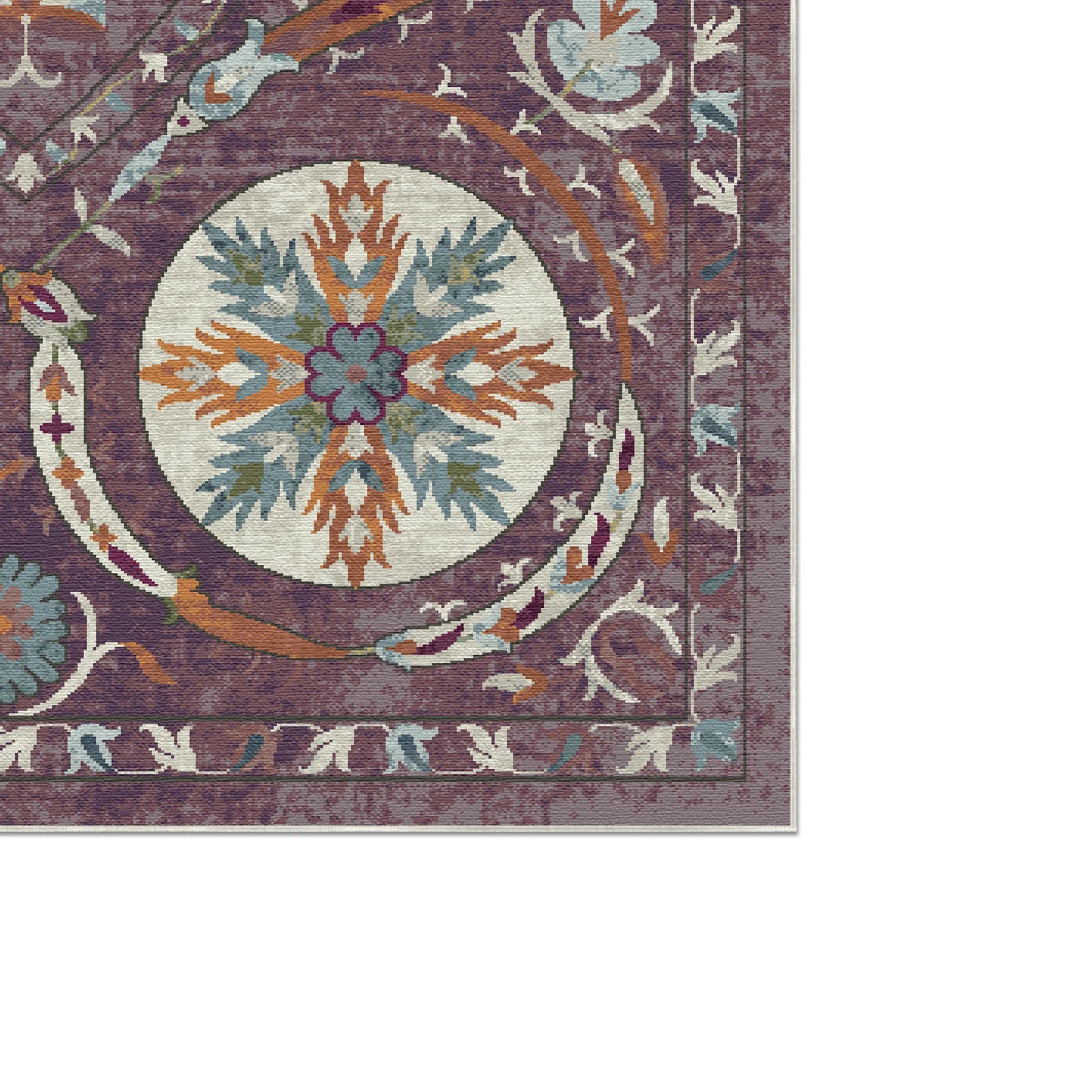 Buchara Maulbeer Medaillon Teppich