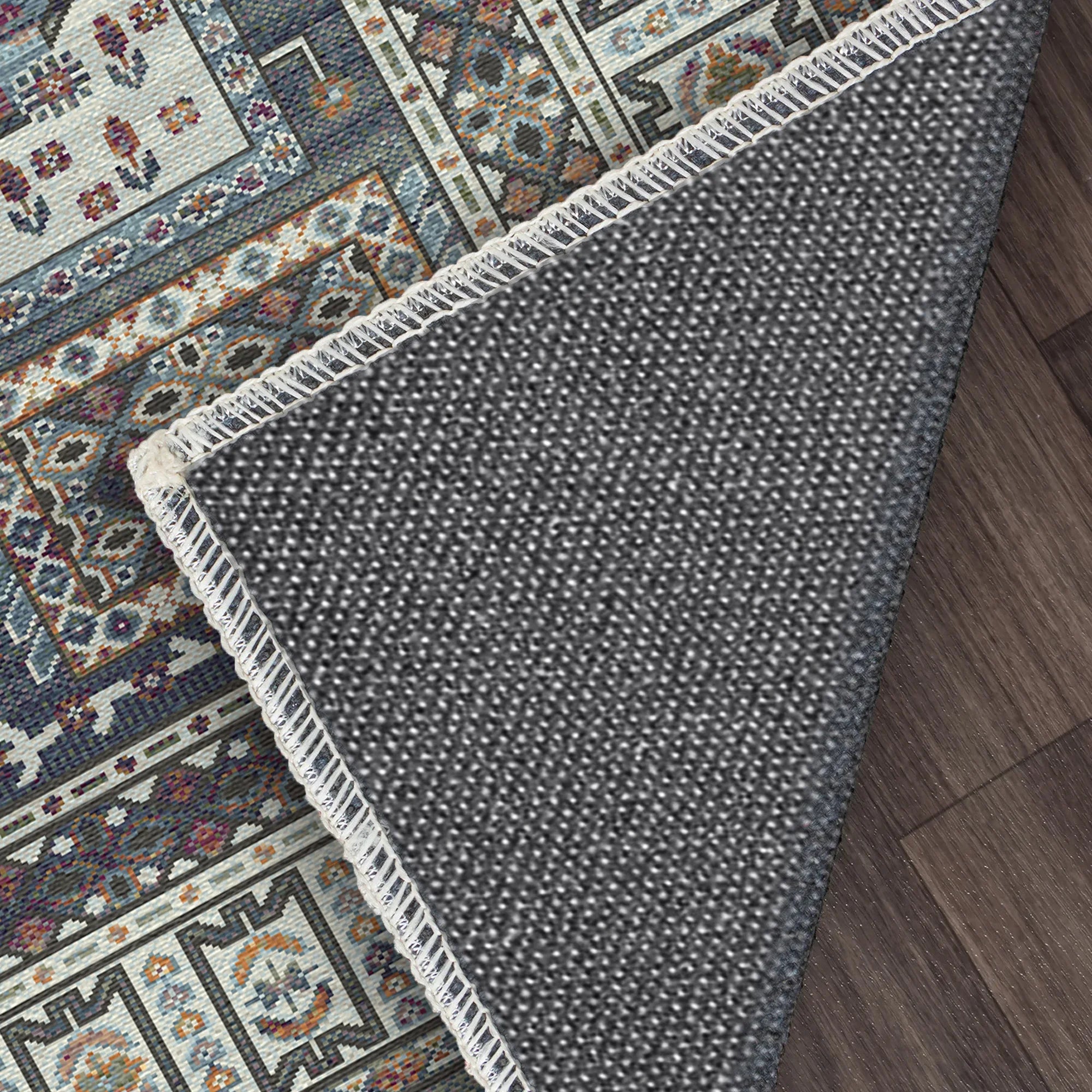 Samarkand Nacht Ethnischer Medaillon Teppich