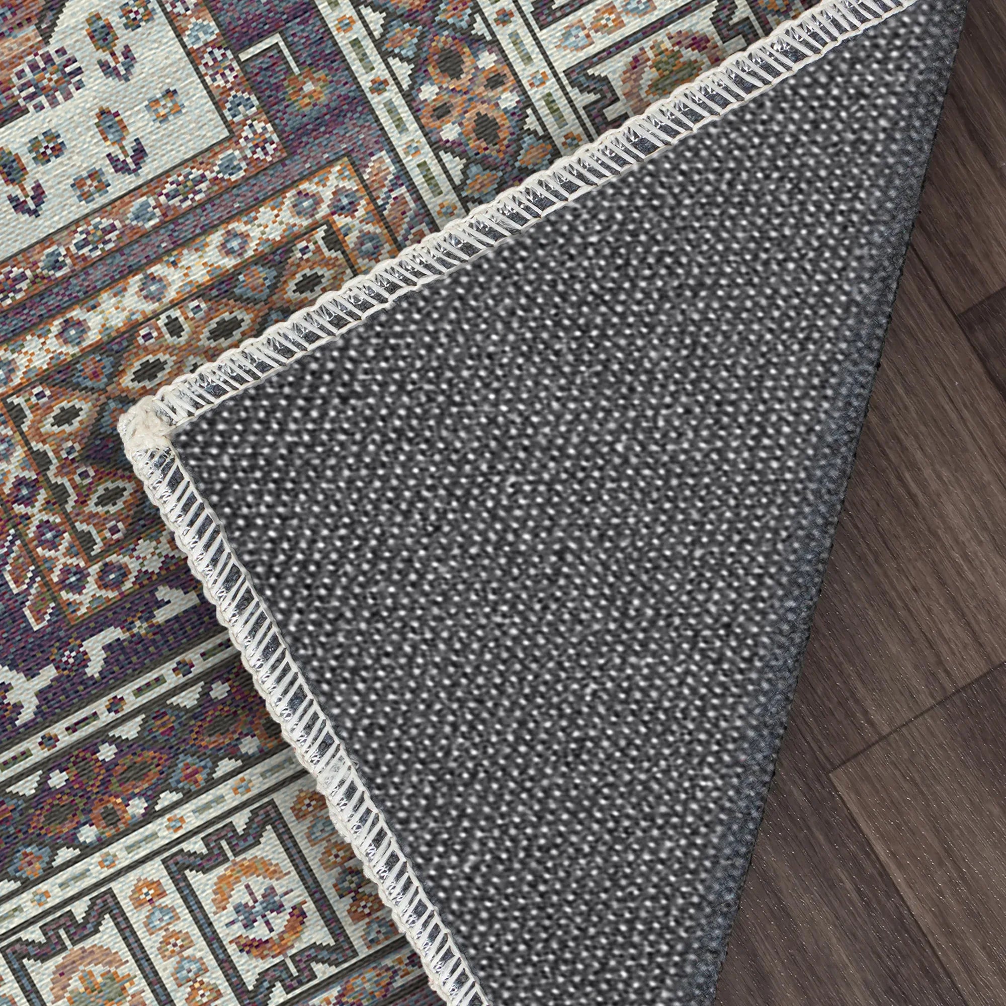 Samarkand Bernstein Ethnischer Medaillon Teppich