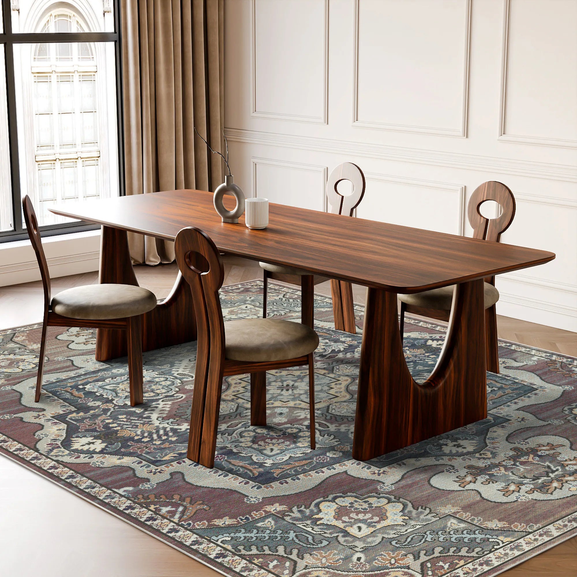 Sultanischer Bernstein Königsmedaillon Teppich