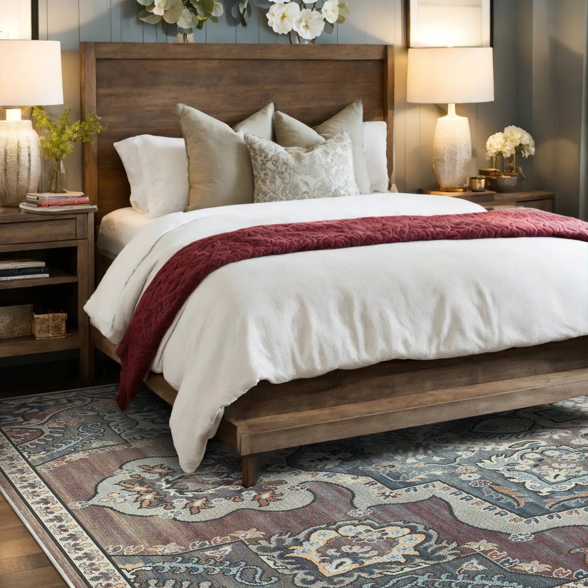 Sultanischer Bernstein Königsmedaillon Teppich