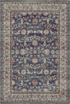 Royal Vine Indigo Floraler Teppich Indigo