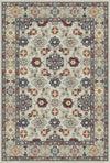 Kaspischer Knochen Geometrischer Stammes-Teppich Weiß