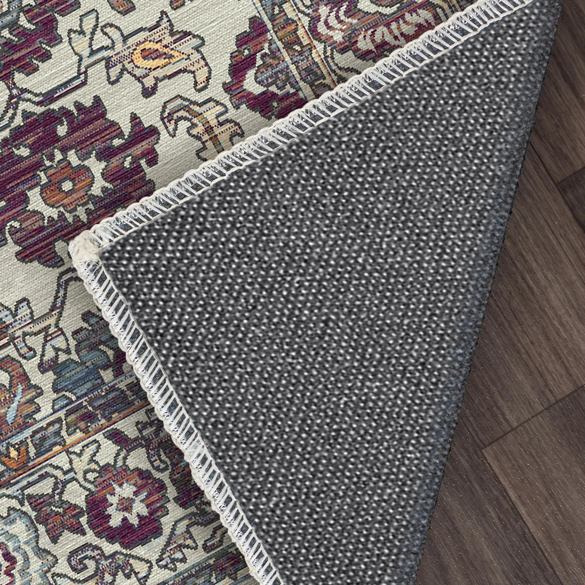 Antiker Palmetten Blumenteppich aus Knochen