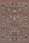 Imperial Vine Bernstein Palast-Teppich Terracotta