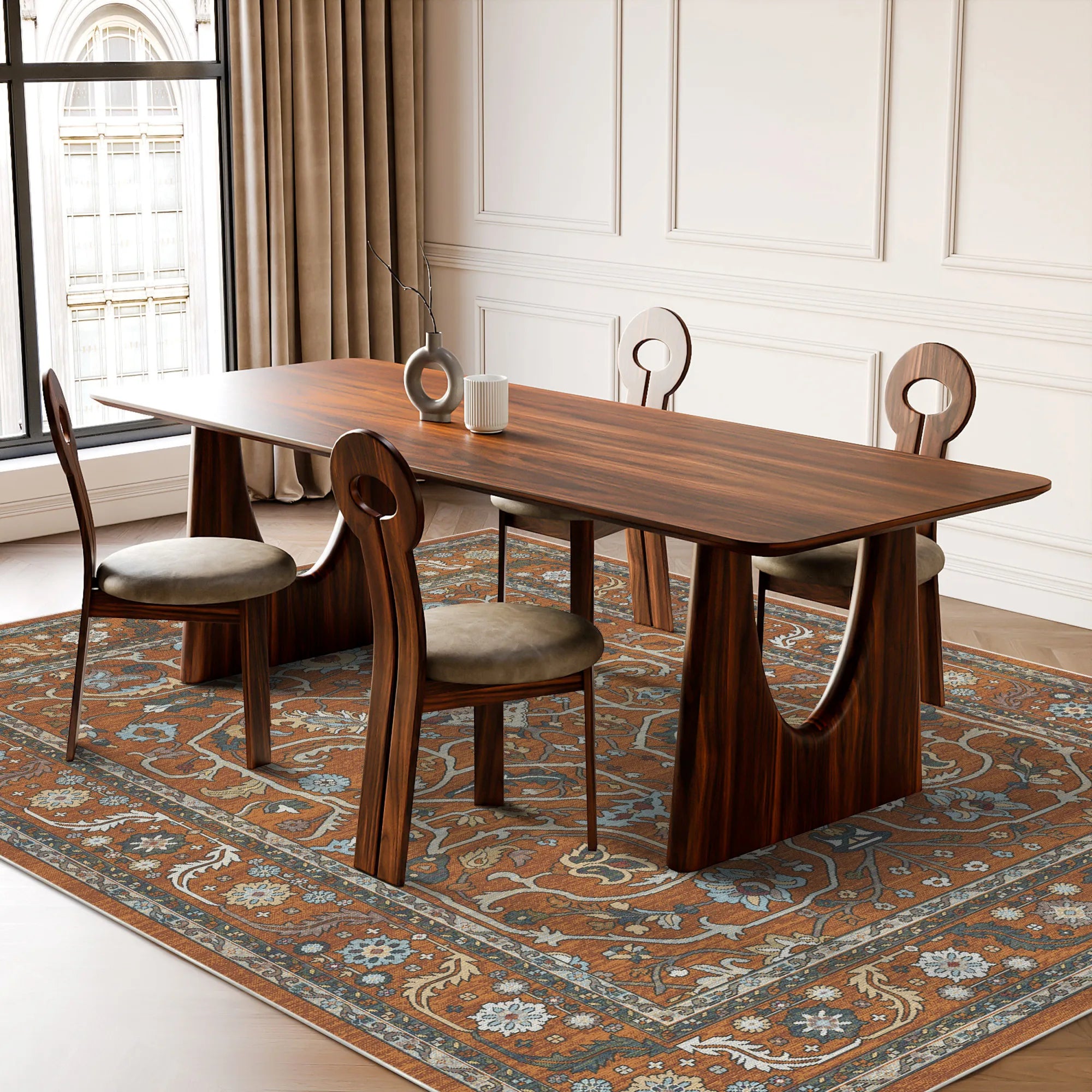 Imperial Vine Saffron Palace Teppich