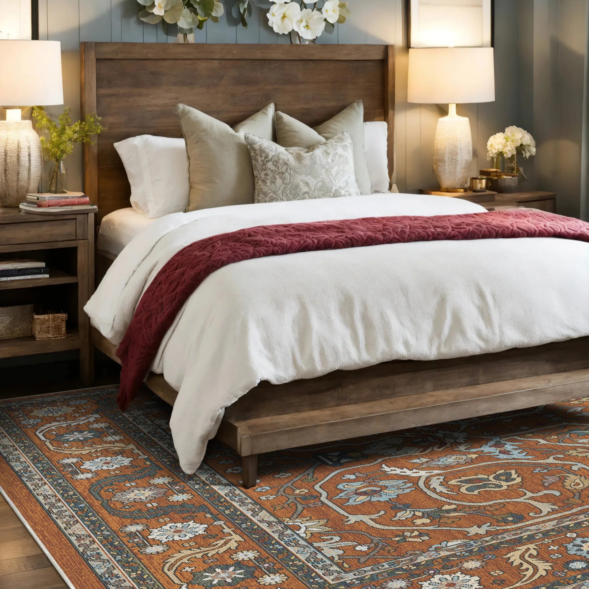 Imperial Vine Saffron Palace Teppich