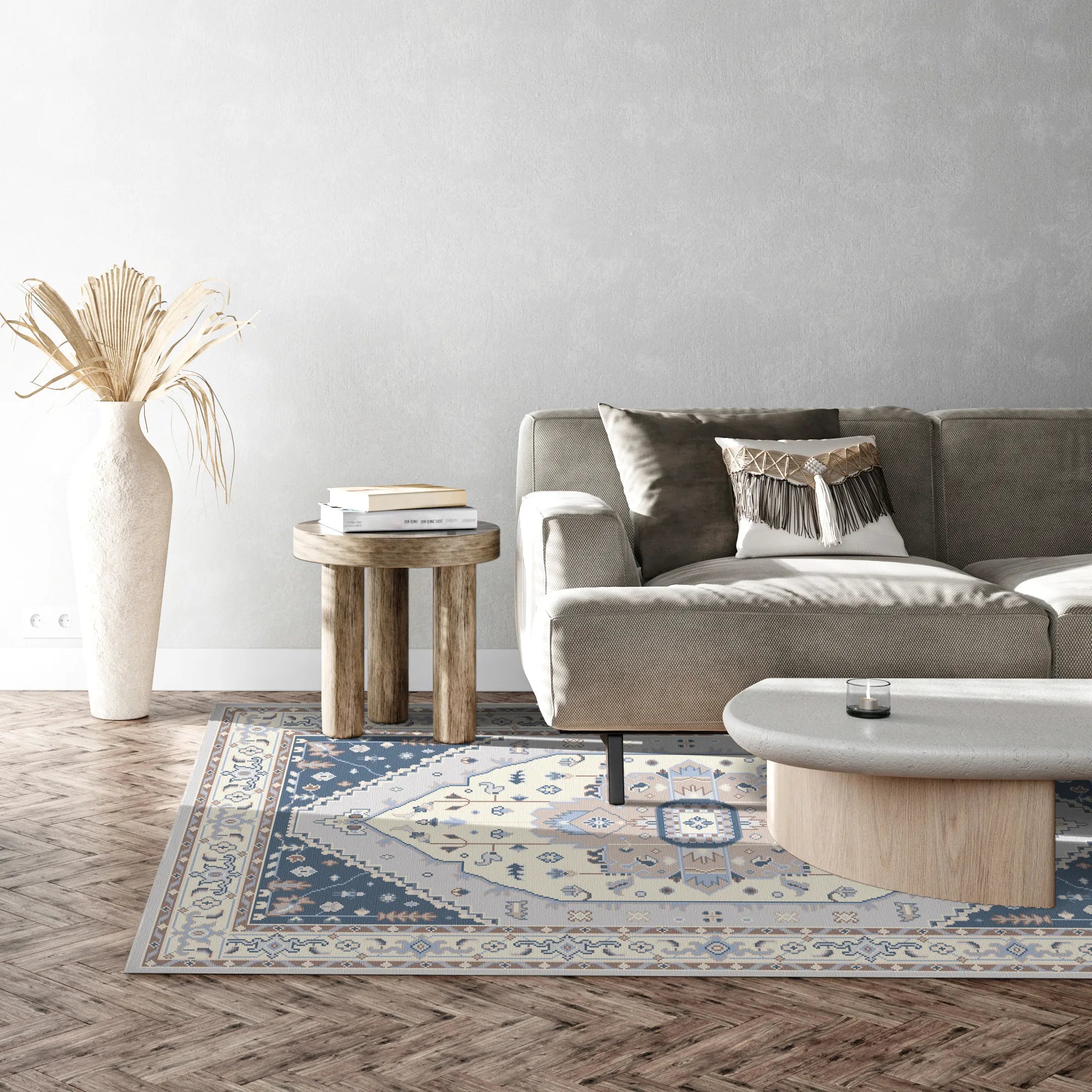 Elysian Vizon Trellis Floral Teppich