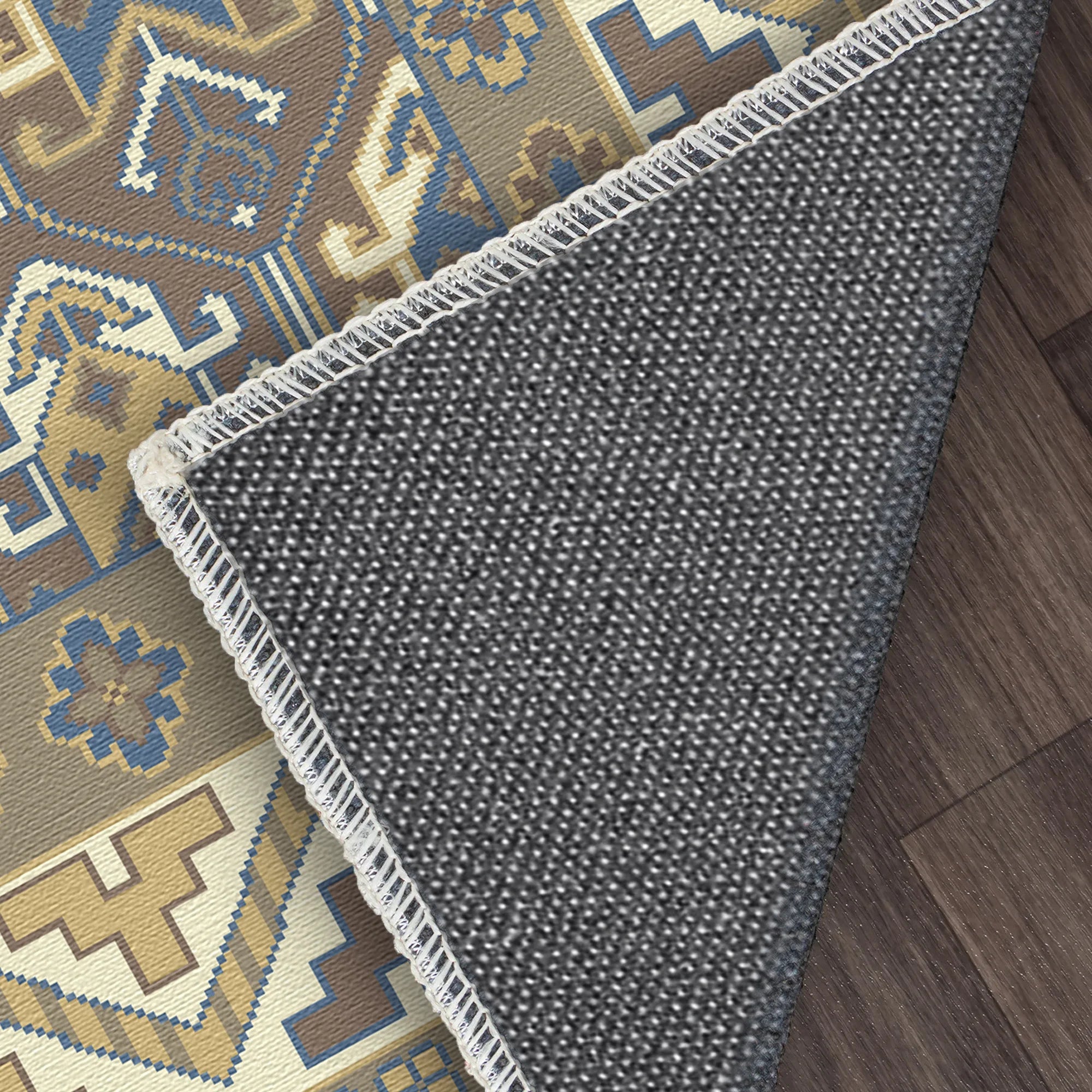 Valerius Schiefer Chevron Stammes-Teppich