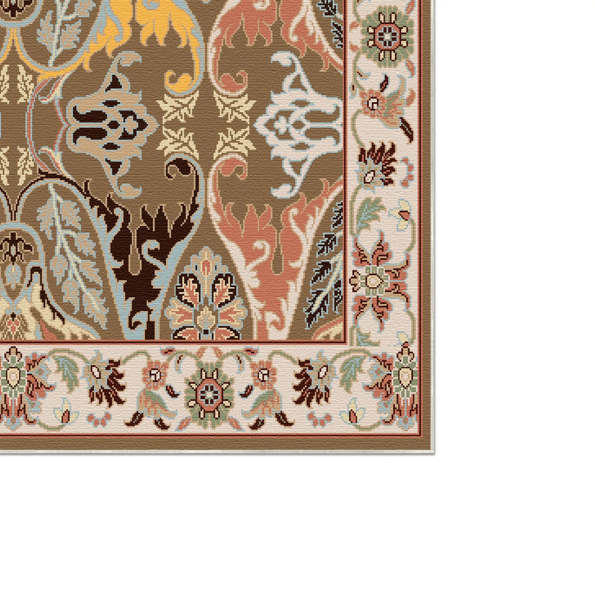 Gaia Erde Blatt Blumen-Teppich