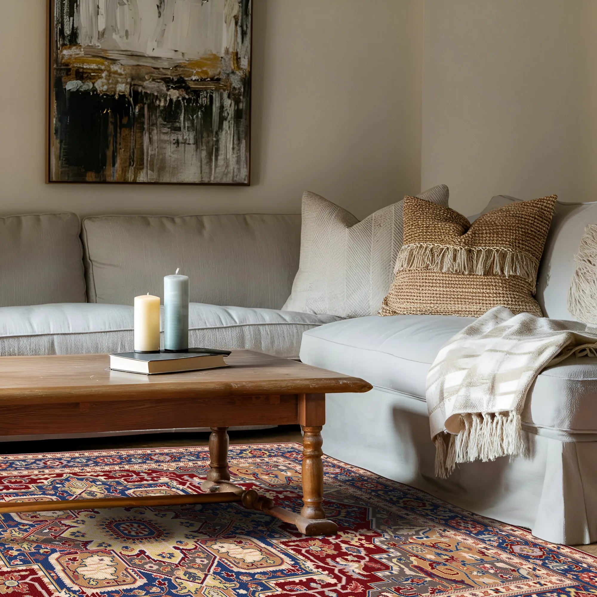 Regalis Crimson Medallion Klassischer Teppich