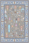 Aura Himmel Wiese Blumen-Teppich Hellblau