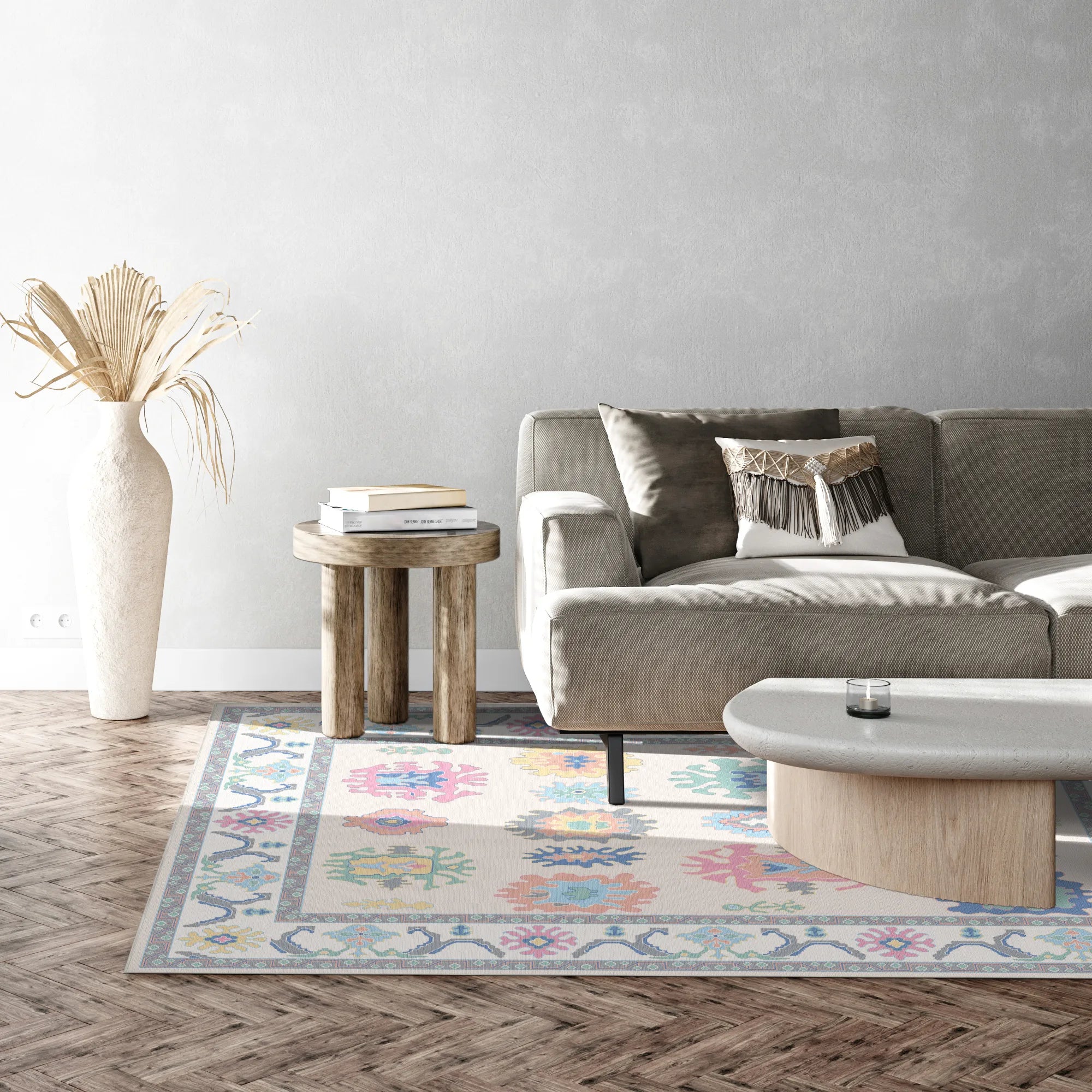 Lumina Candy Pastel Tribal Teppich