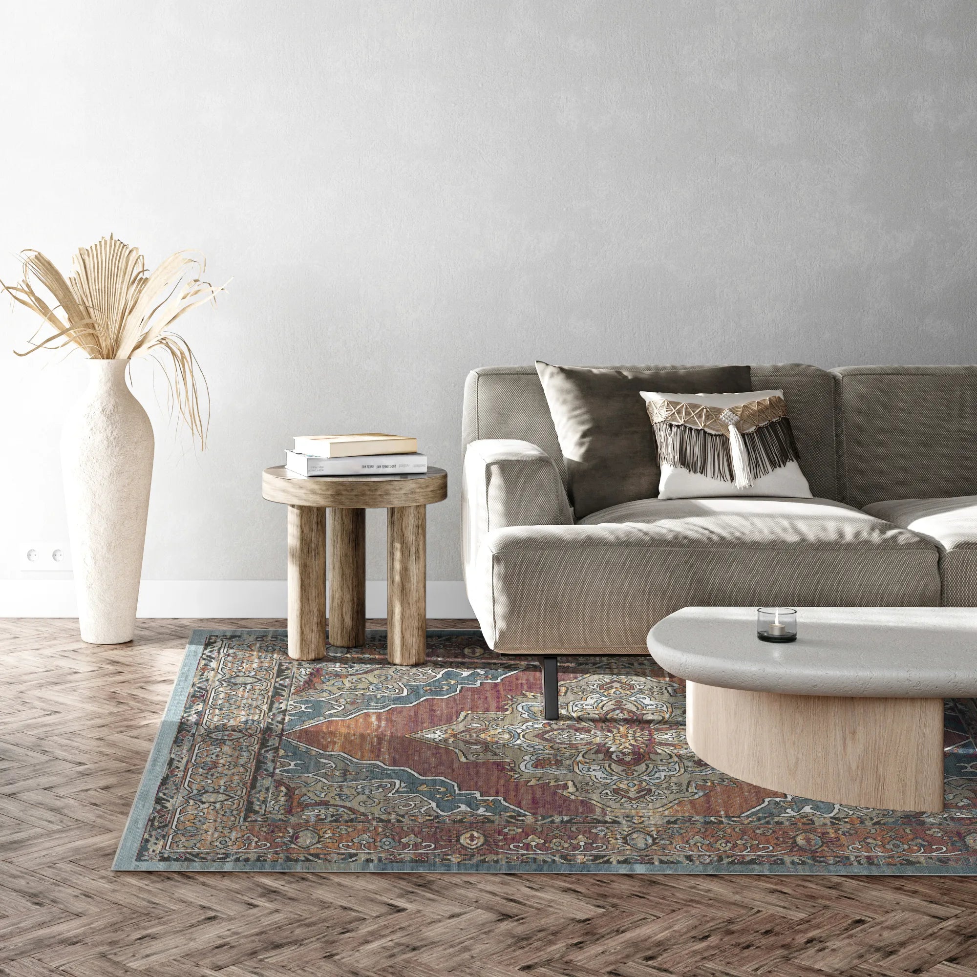 Amber Soul Medallion Heritage Teppich