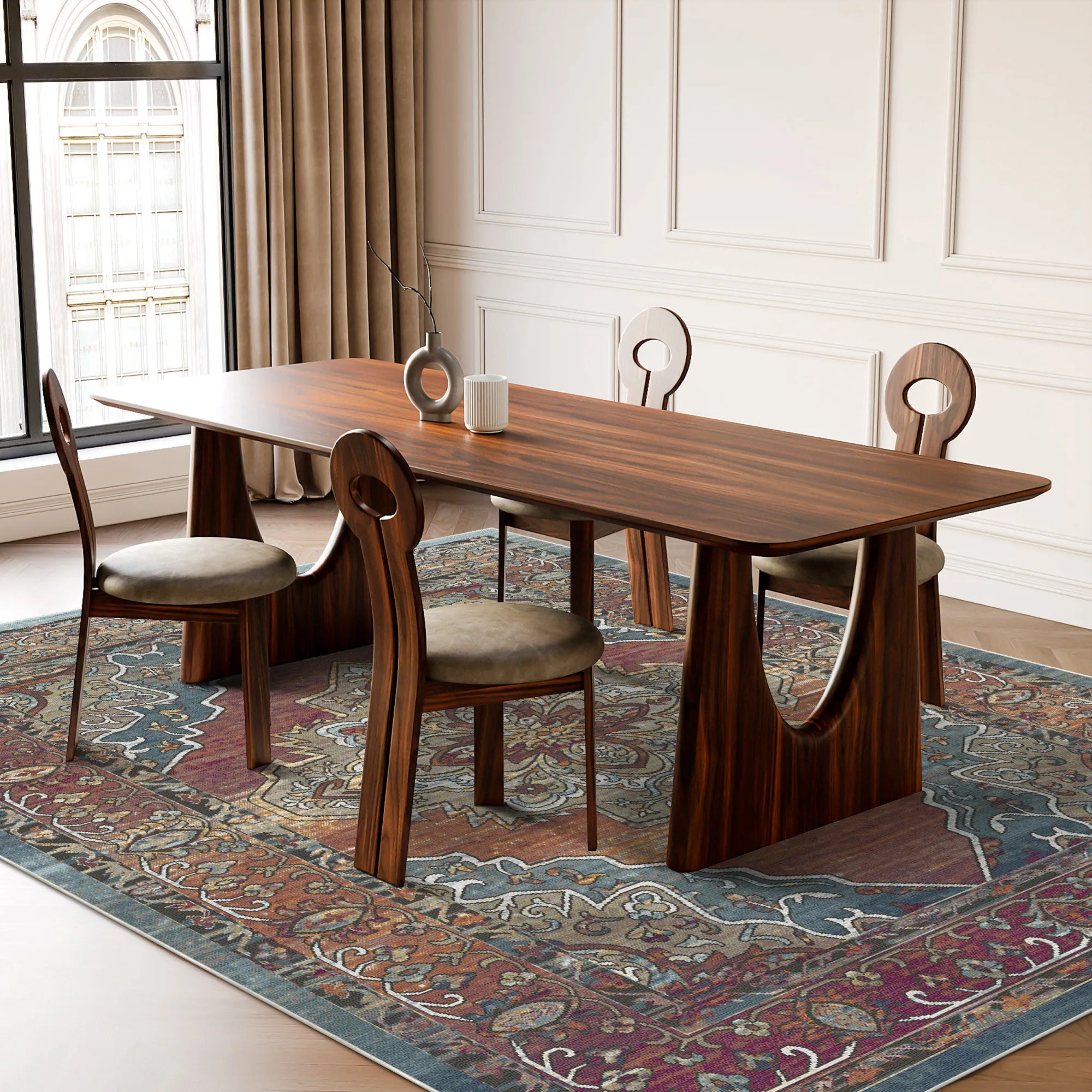 Amber Soul Medallion Heritage Teppich