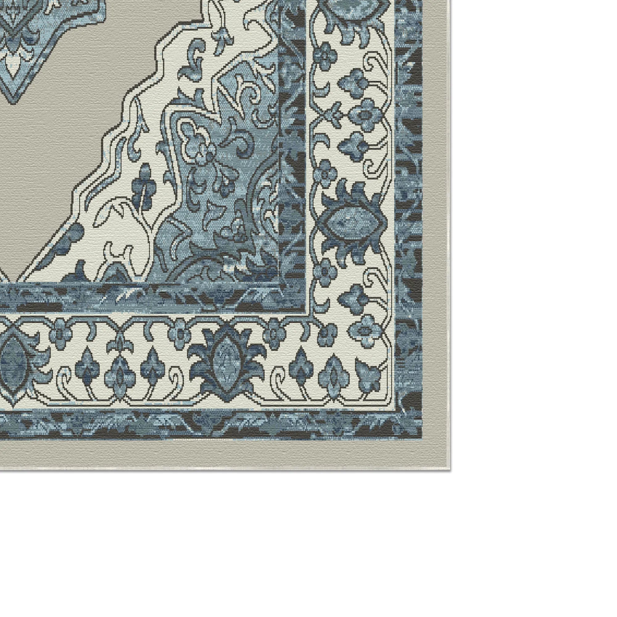 Waschbarer Teppich Medaillon des Himmlischen Nomaden