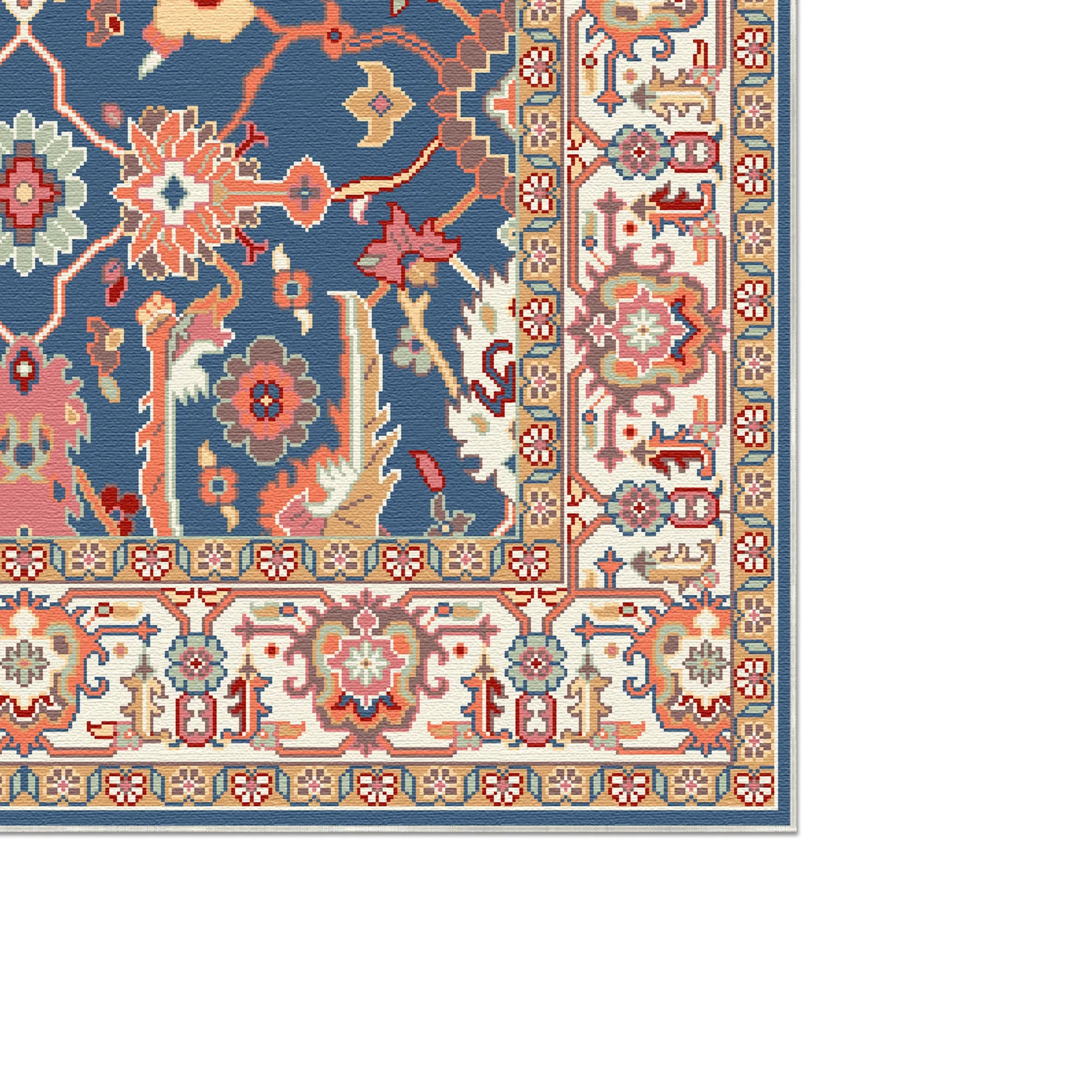 Aria Cerulean Palast Blumen-Teppich