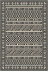 Waschbarer Teppich mit Geometrischem Muster Shadow Tribe Grau