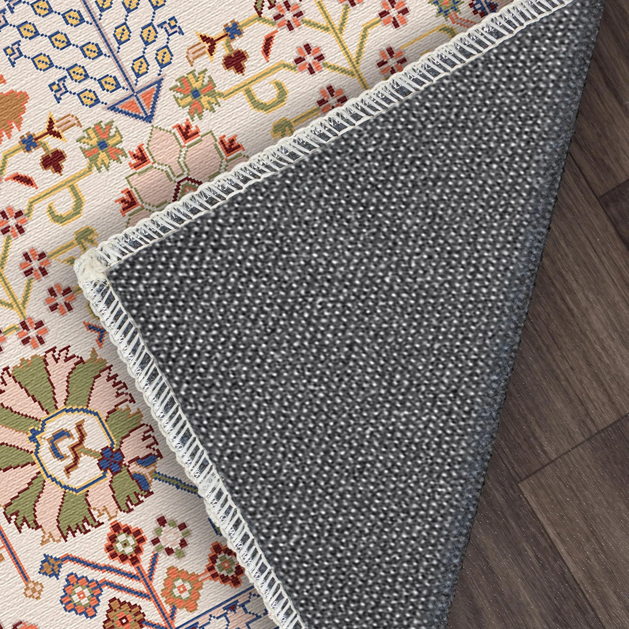 Vesta Elfenbeinfarbener Orchard Botanischer Teppich