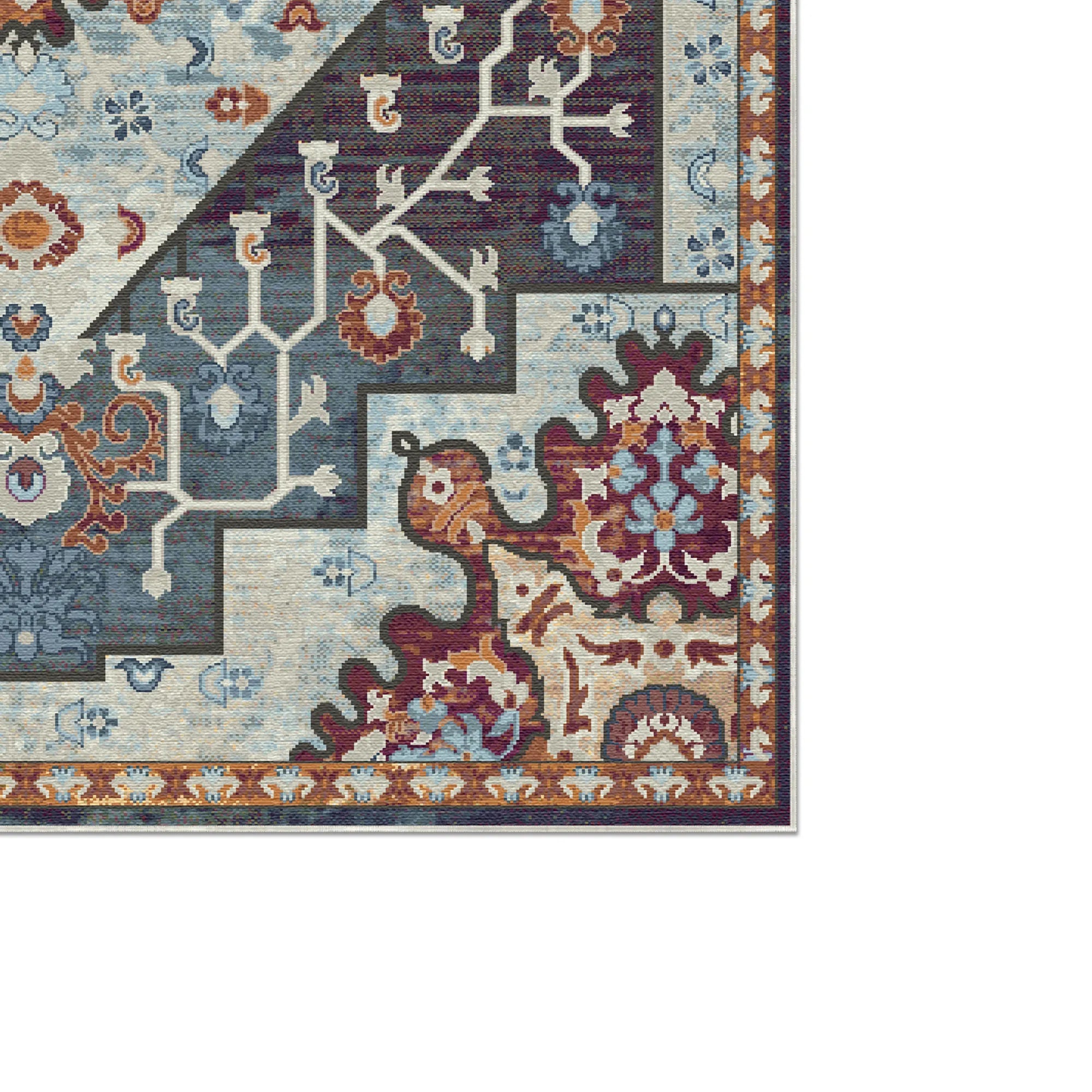 Theron Schiefer Emblem Medaillon Teppich