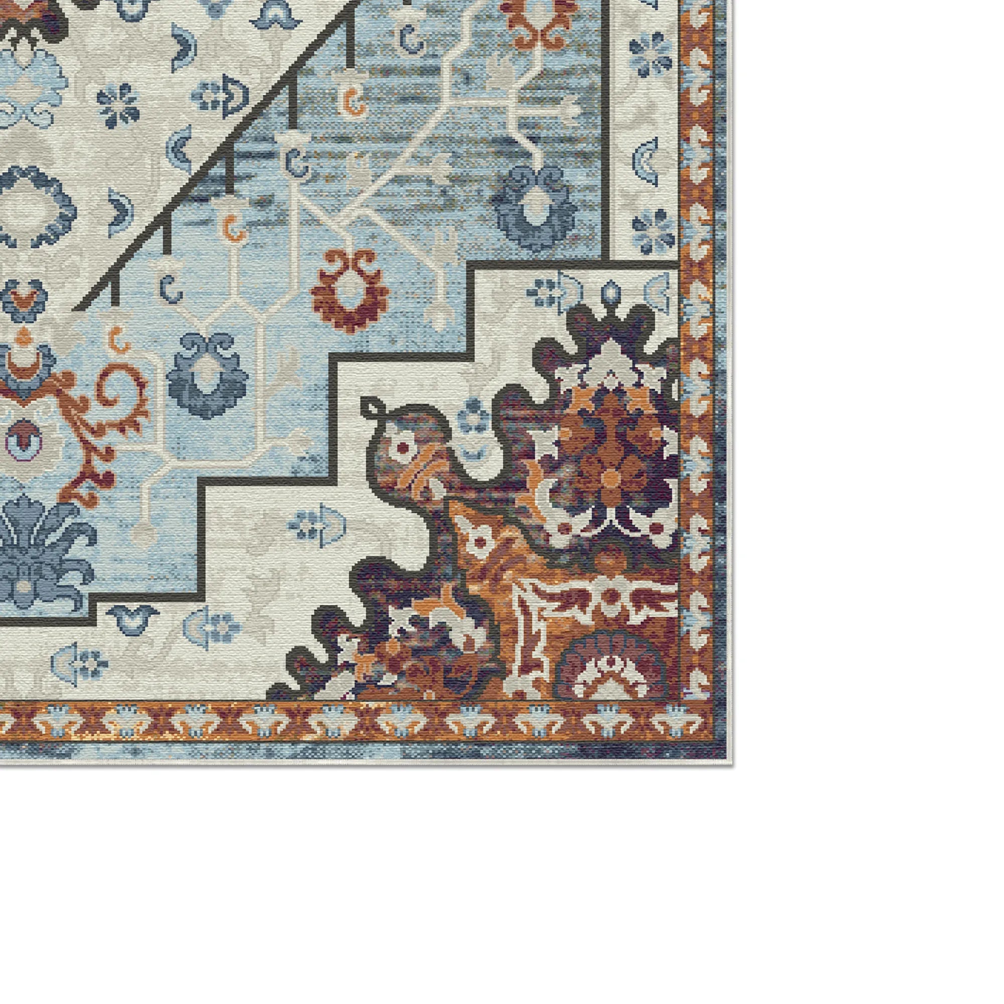 Alden Sky Emblem Medaillon Teppich